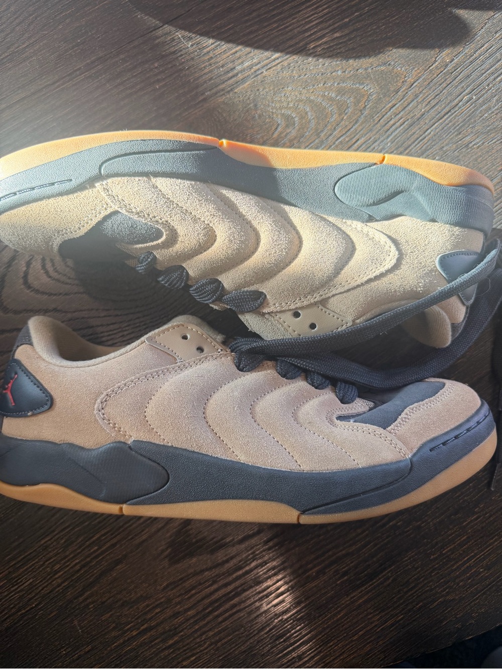 Nike Jordan Sessions "Khaki/Anthracite/Gum Light Brown size 12